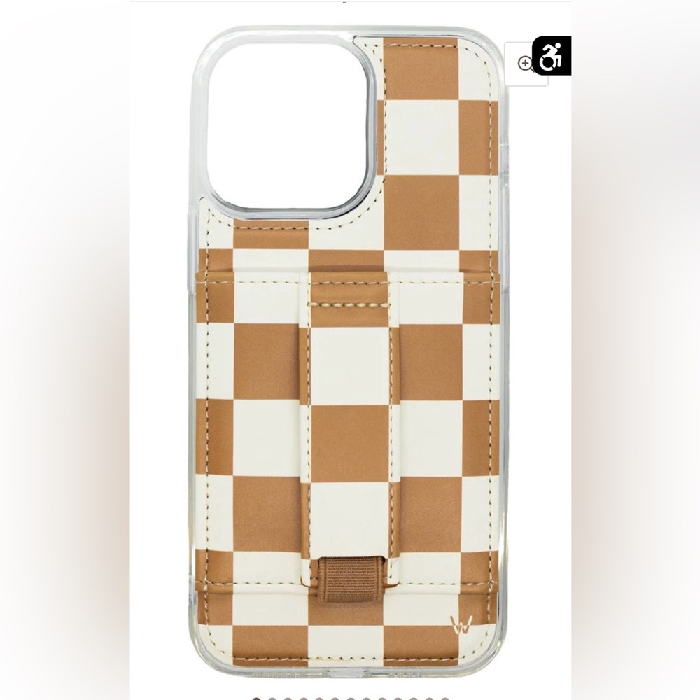 WALLI iPhone 15 Chestnut Checks Case